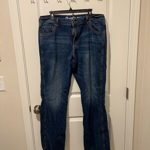 Wrangler Men’s Indigo Relaxed Boot Jeans